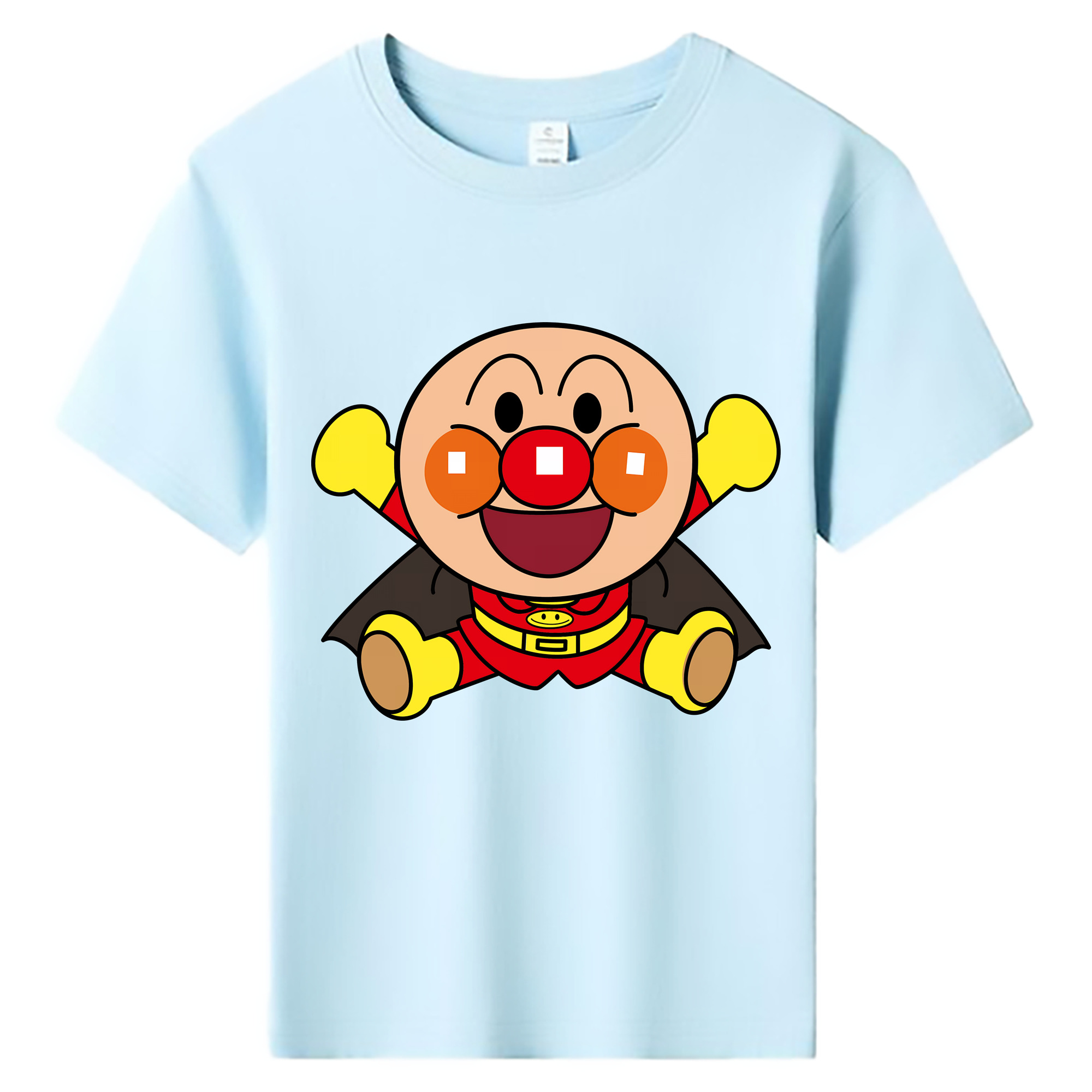 （画像用） アンパンマン Anpanman 綿100％キッズTシャツ（フロントプリント）